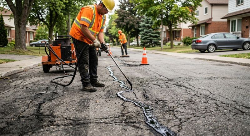 Asphalt Cracks Repair in Little Rock, AR