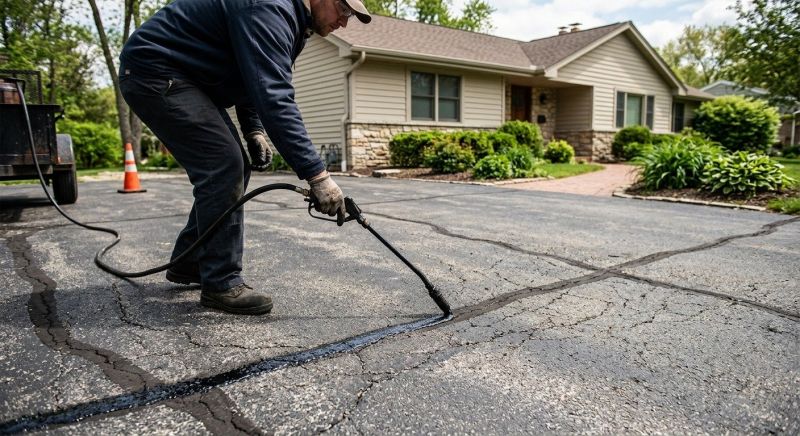 Asphalt Cracks Repair in Little Rock, AR