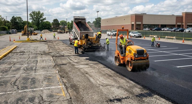 Industrial Asphalt Paving in Little Rock, AR