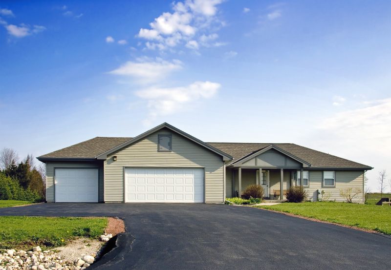 Residential Asphalt Driveway Close-Up